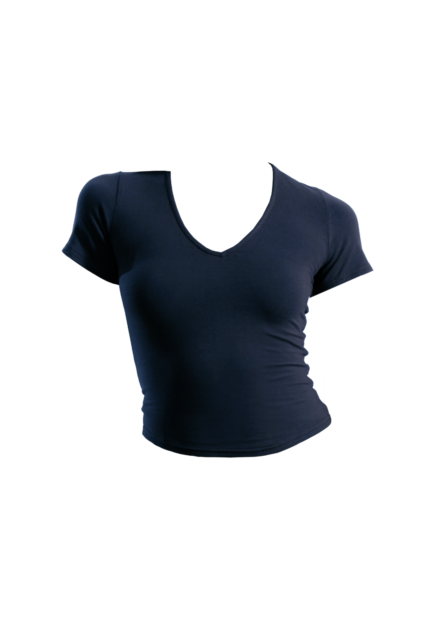 Vera V-Neck Fitted T-Shirt