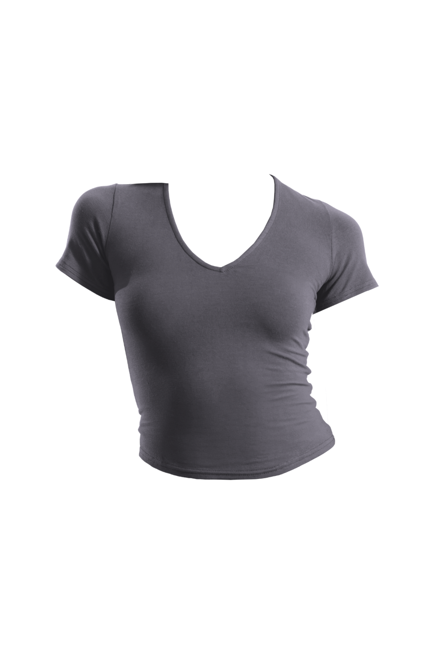 Vera V-Neck Fitted T-Shirt