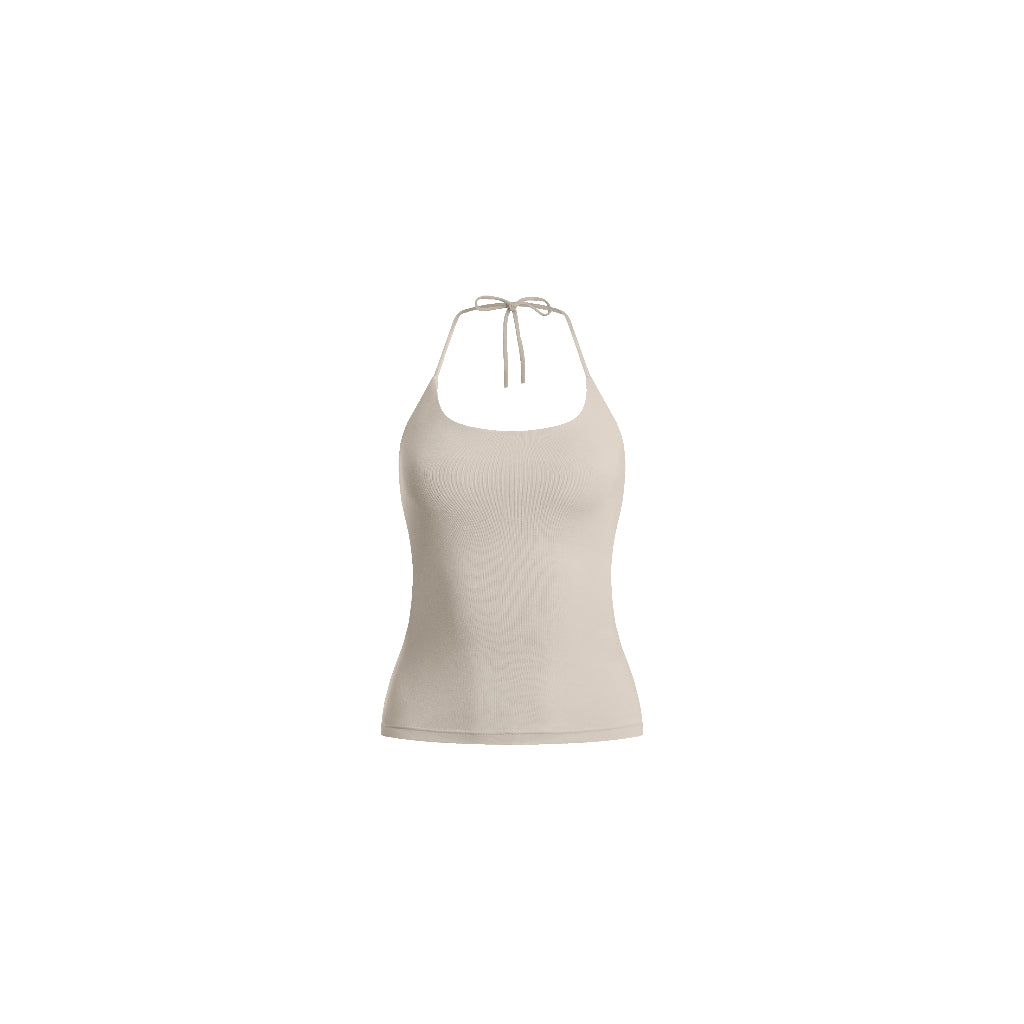 GOENA Stella Round Neck Halter Strappy Tanktop