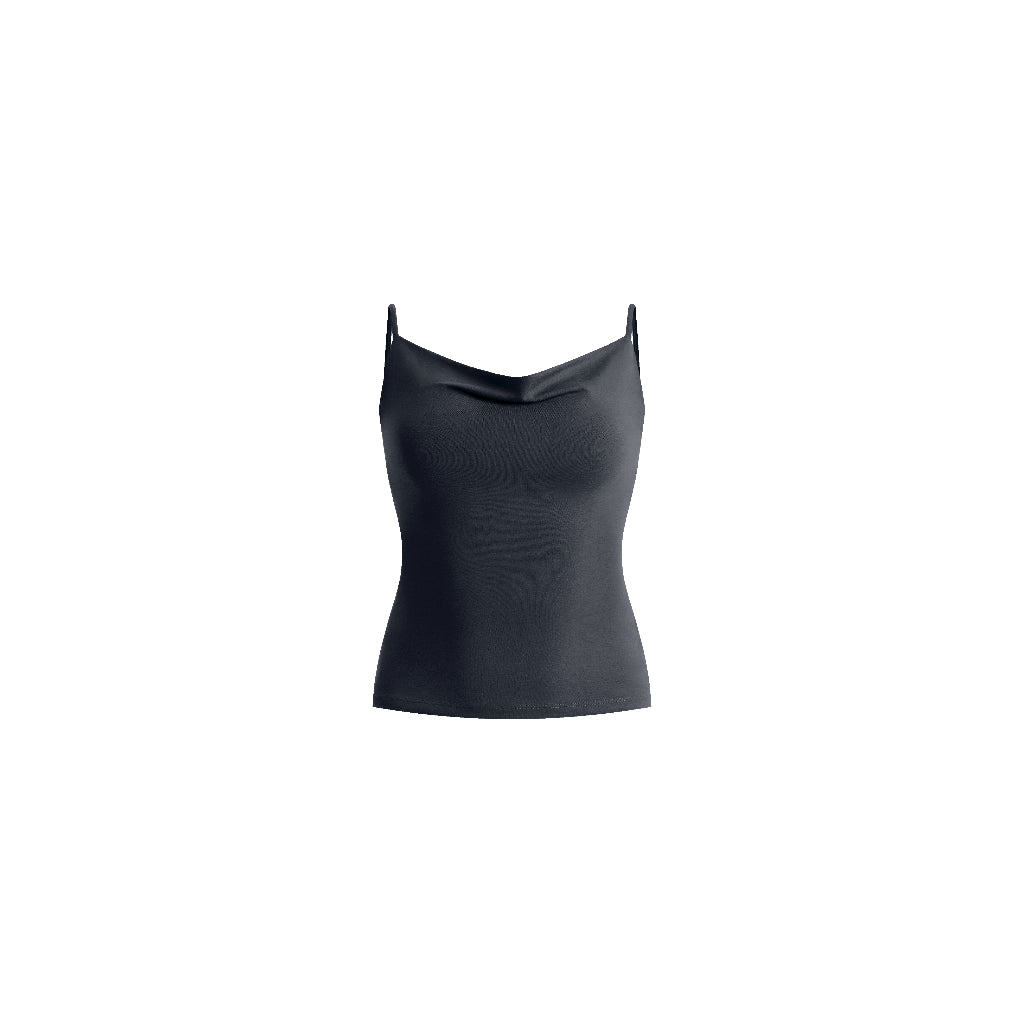 GOENA Simone Cowl Neck Strappy Tanktop