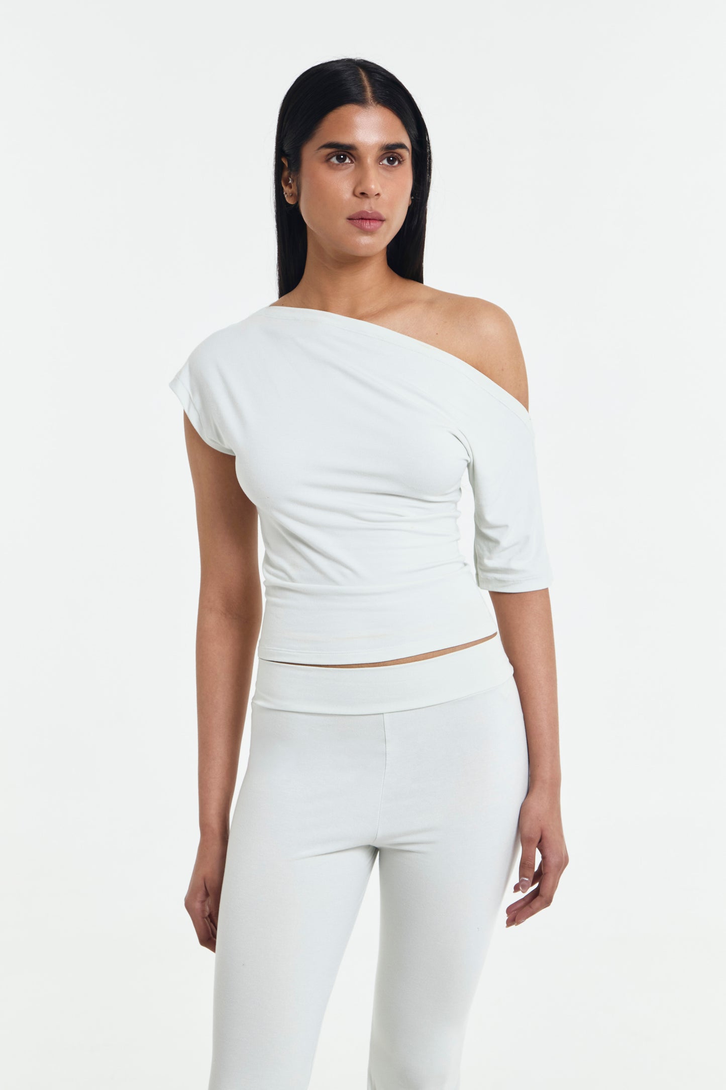 Alana Asymmetrical Boatneck Top