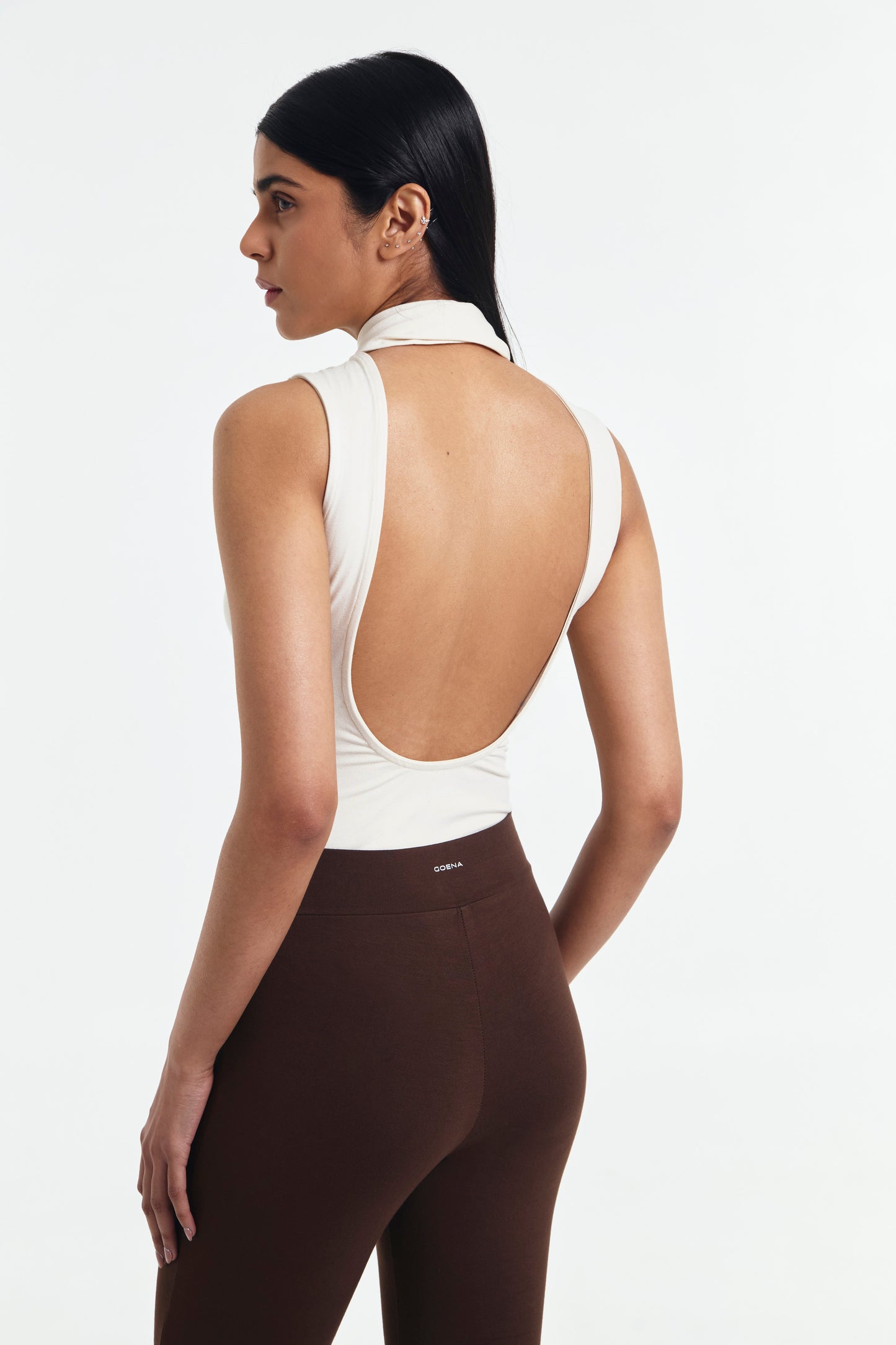 Aurelie Backless Bodysuit