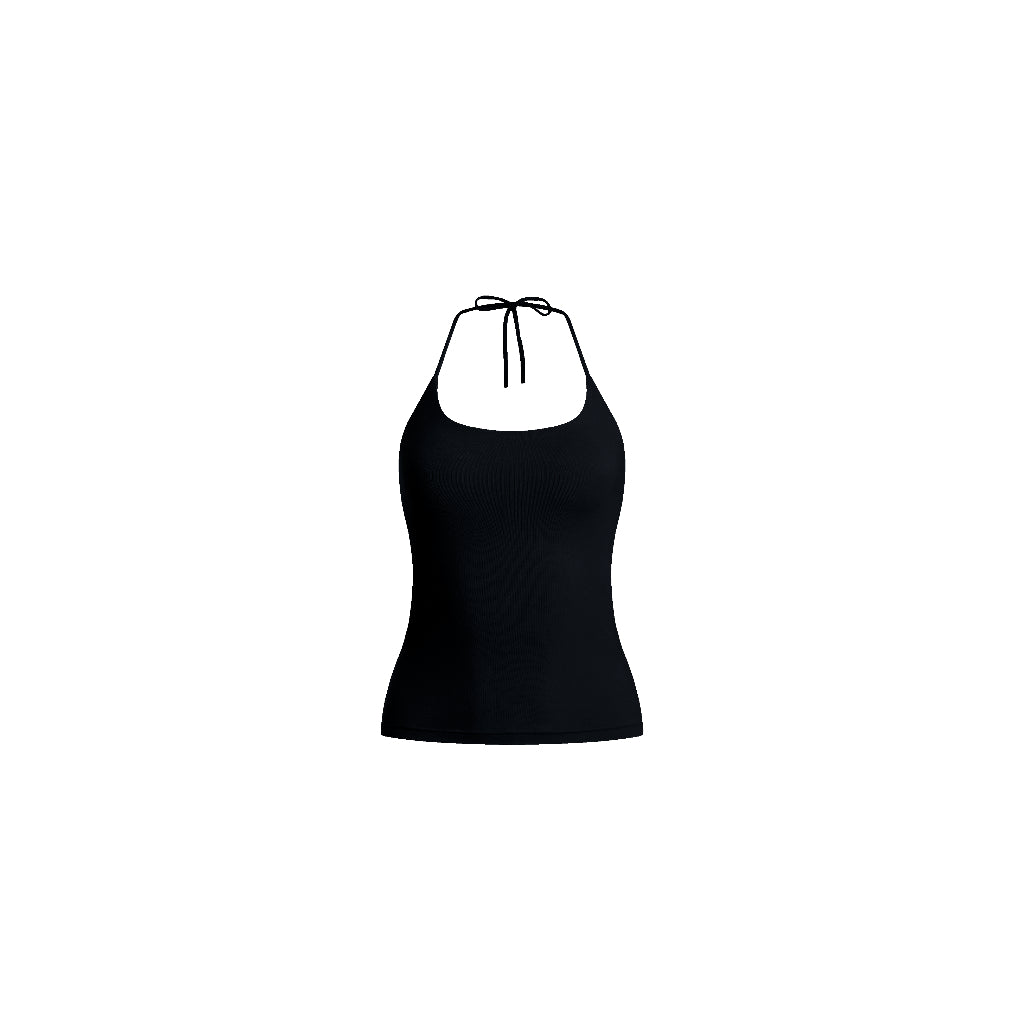 GOENA Stella Round Neck Halter Strappy Tanktop
