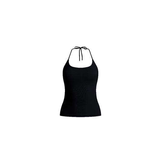 GOENA Stella Round Neck Halter Strappy Tanktop