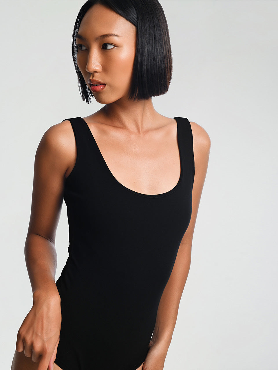 Briana Backless Sleeveless Bodysuit Top