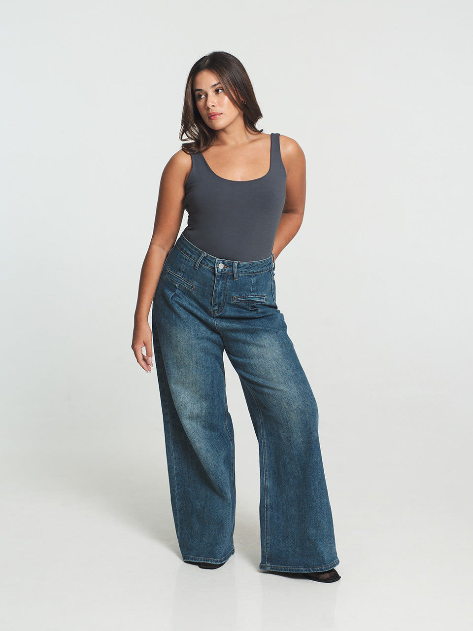 Briana Backless Sleeveless Bodysuit Top