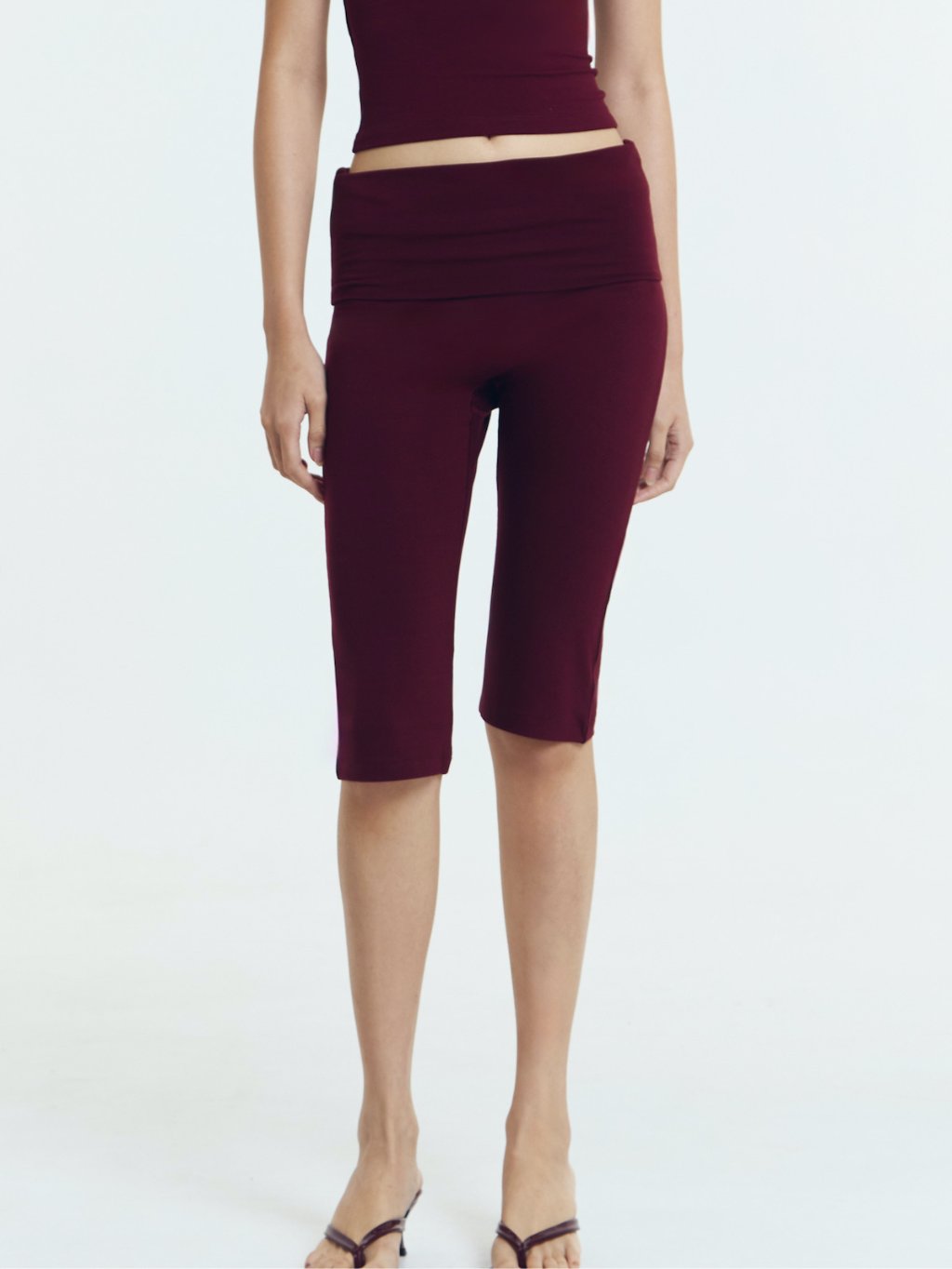 Freya Fold-Over Capri