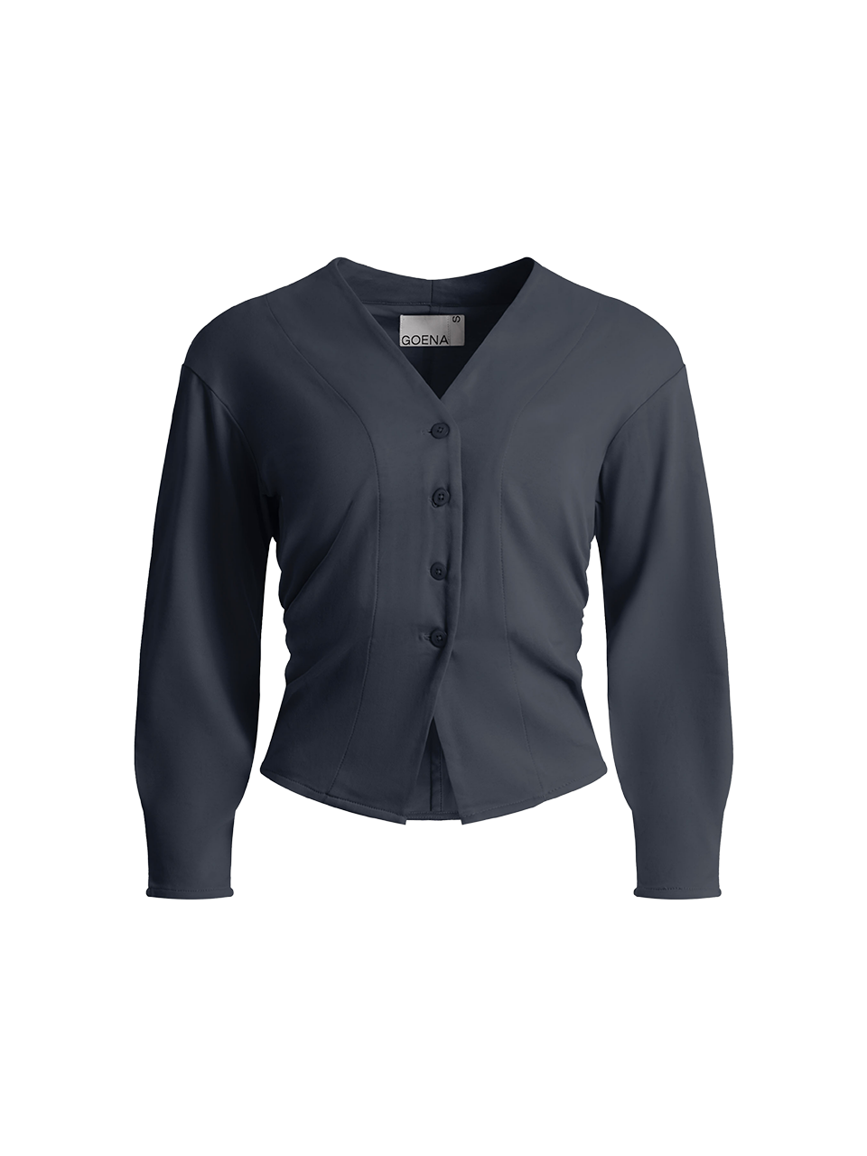 Cecile Cotton Fitted Cardigan – GOENA