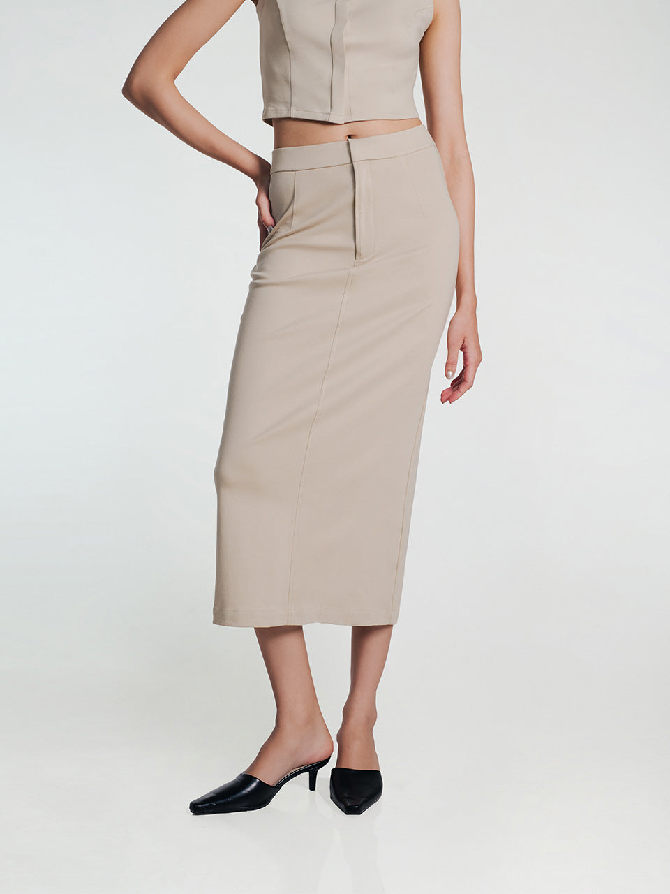 Charlotte Cotton Maxi Skirt