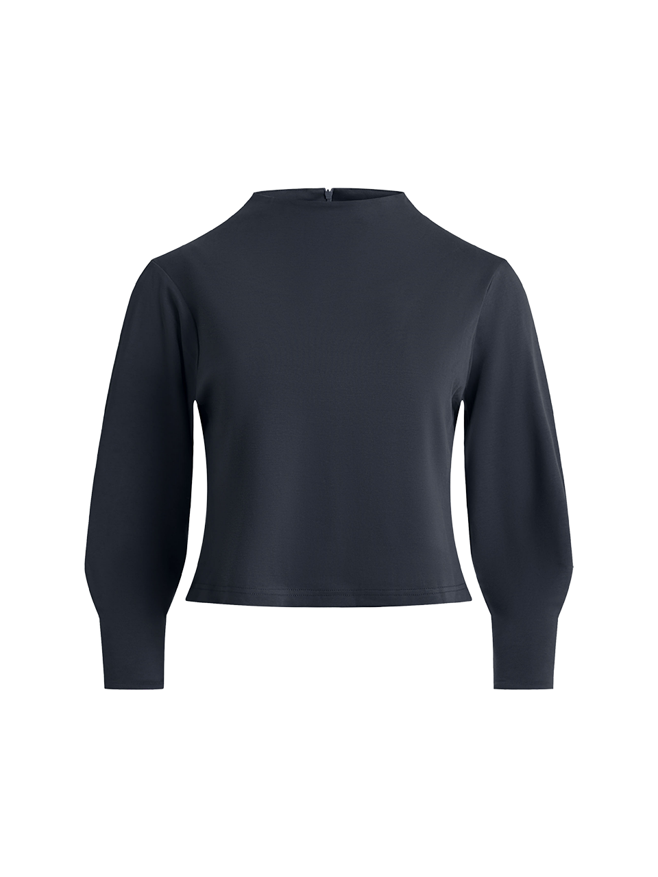 Chloe Cotton Mock Neck Reversible Sweatshirt