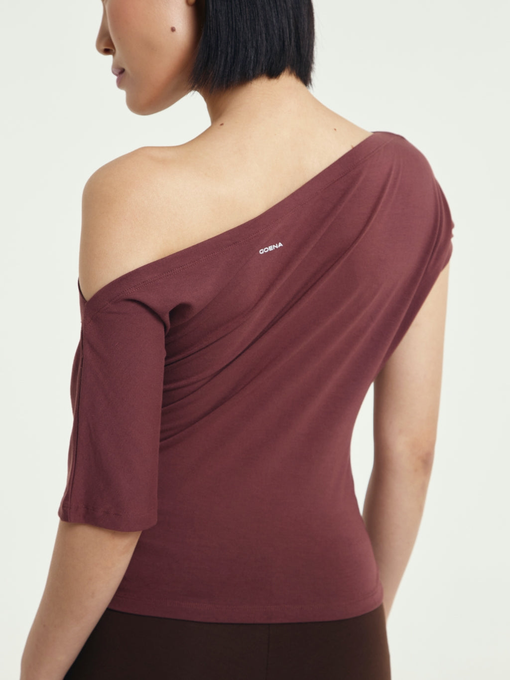 Alana Asymmetrical Boatneck Top