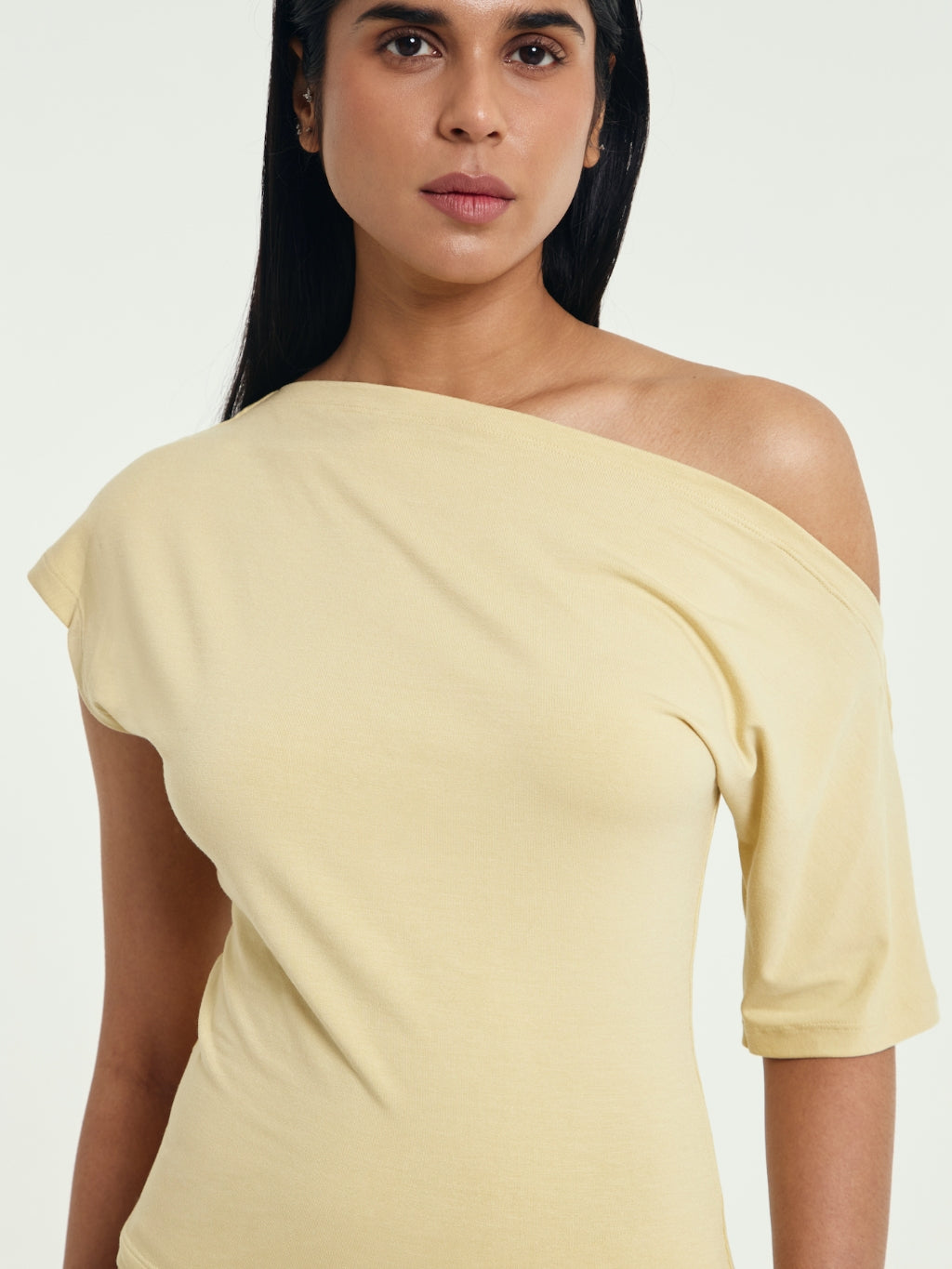 Alana Asymmetrical Boatneck Top