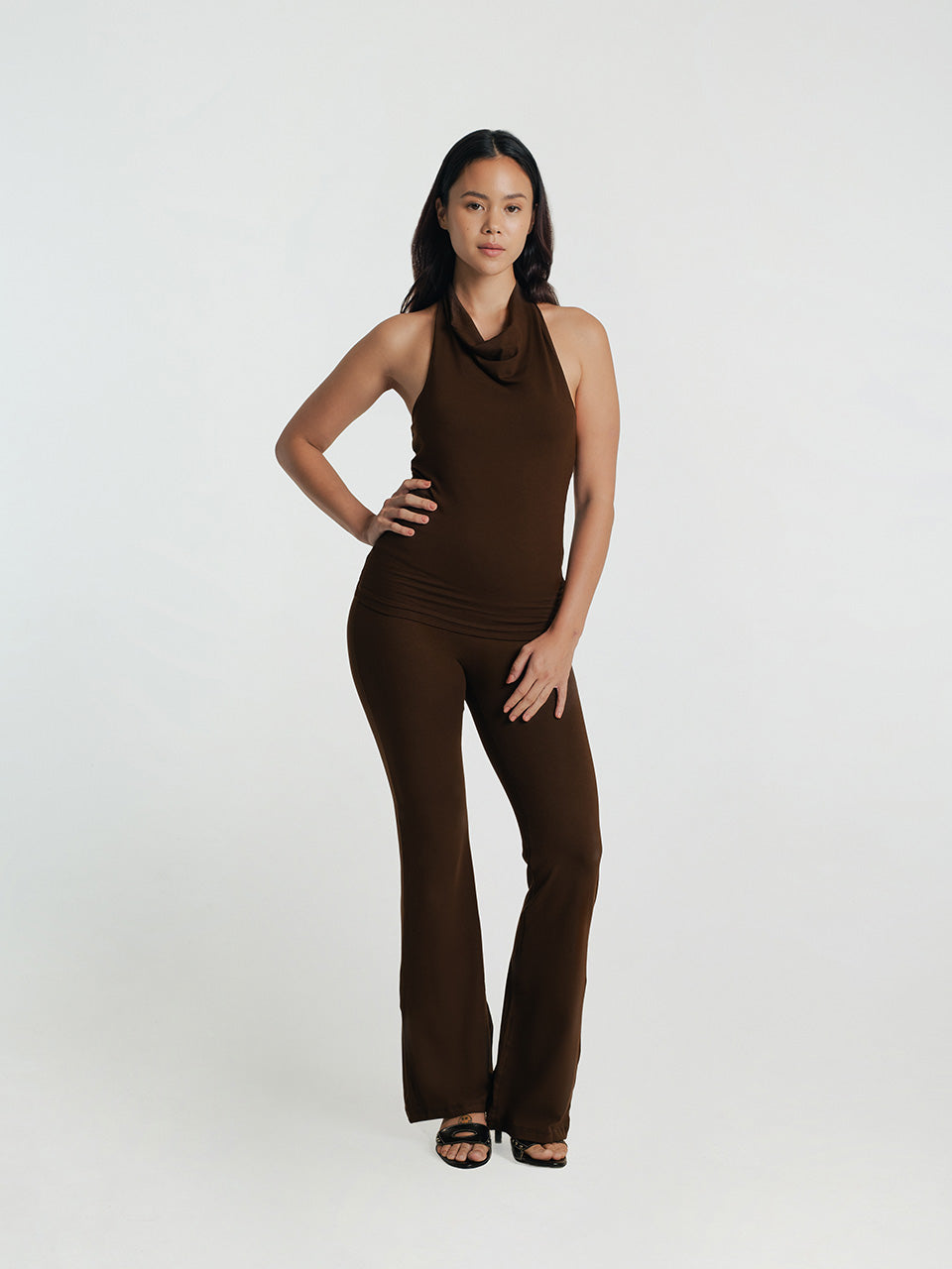Draper Drape Halter Neck Top