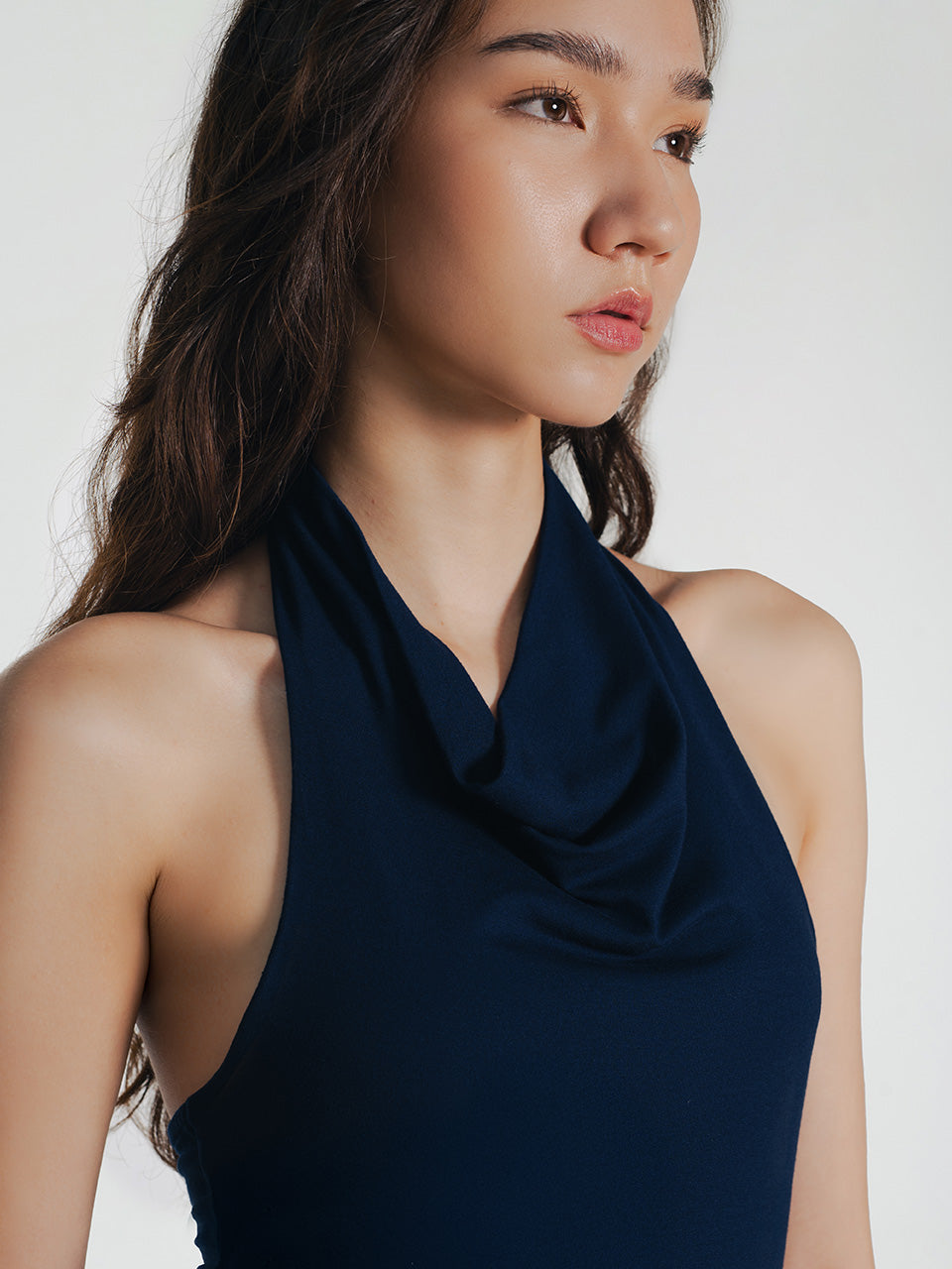 Draper Drape Halter Neck Top – GOENA