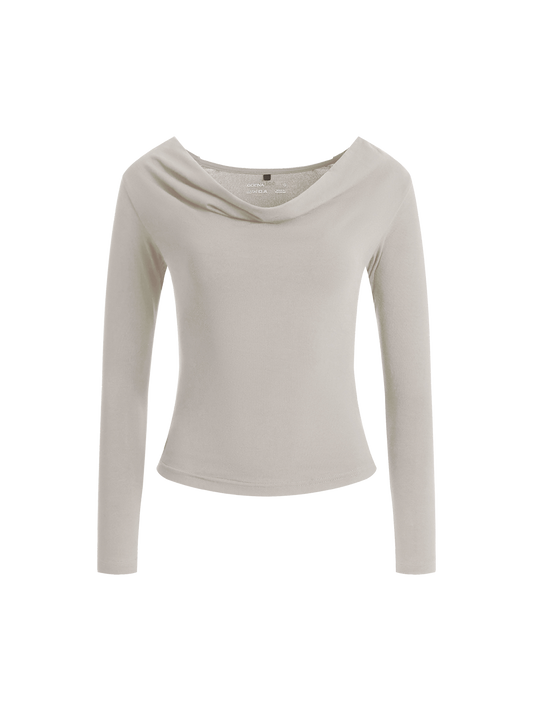 Drea Drape Long Sleeve Top