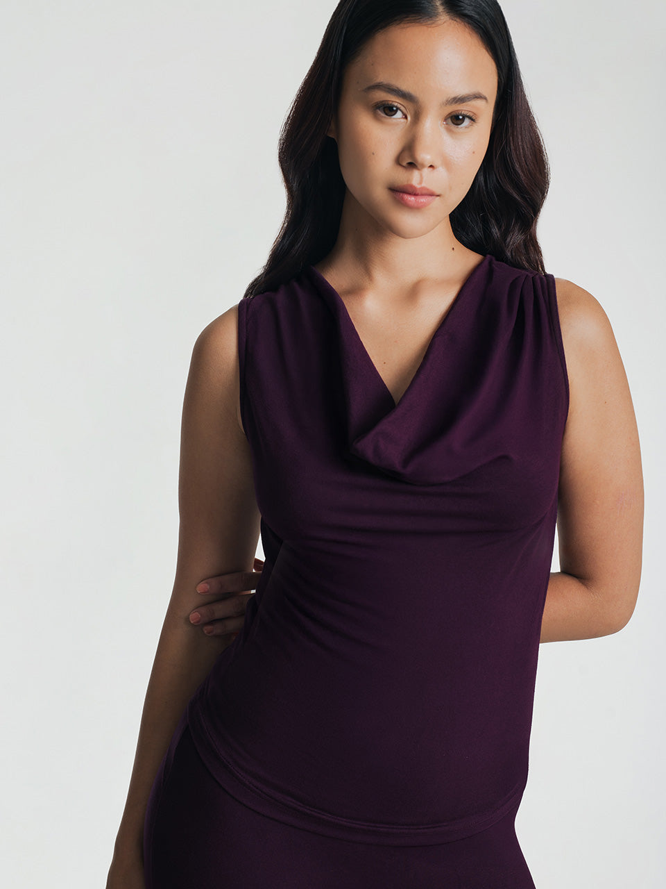 Drew Drape Sleeveless Top