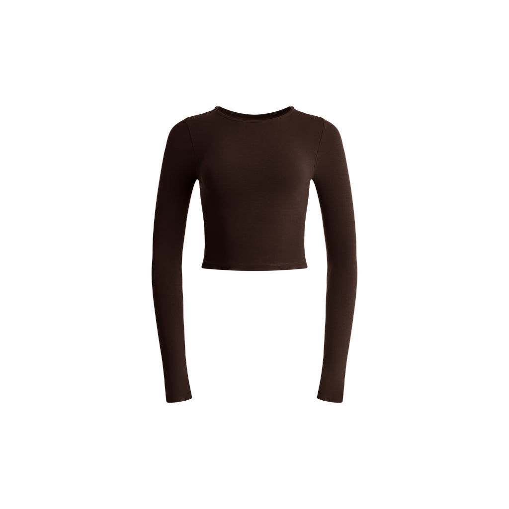 Moira Crop Long Sleeve Top
