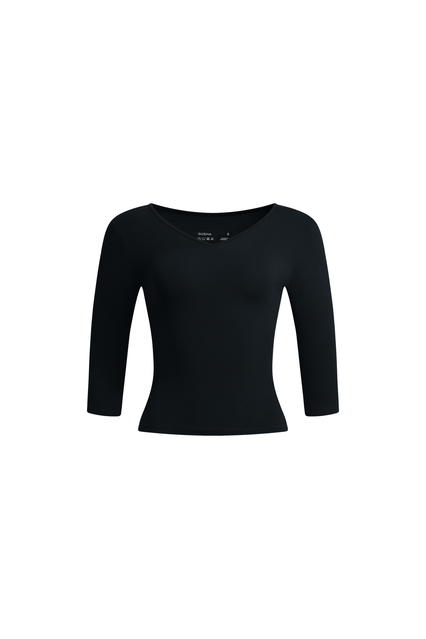 Camille Quartersleeve V-Neck Top