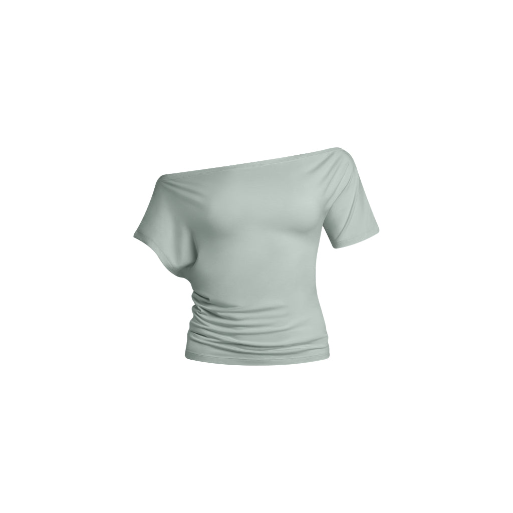 Alana Asymmetrical Boatneck Top