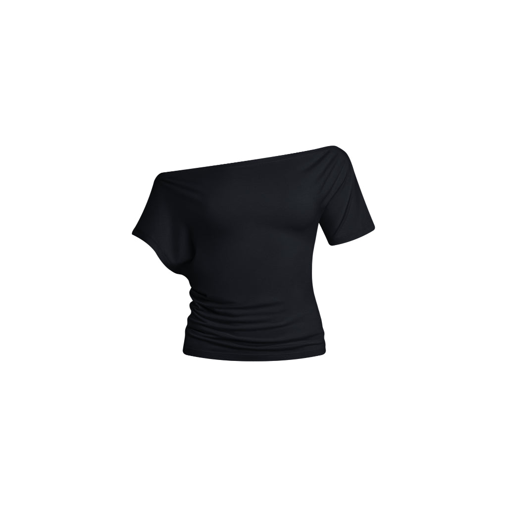 Alana Asymmetrical Boatneck Top