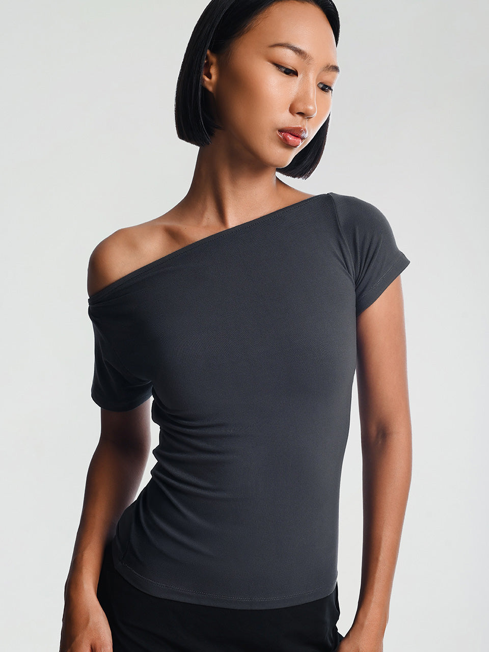 Kiara Boatneck Top Short Sleeve