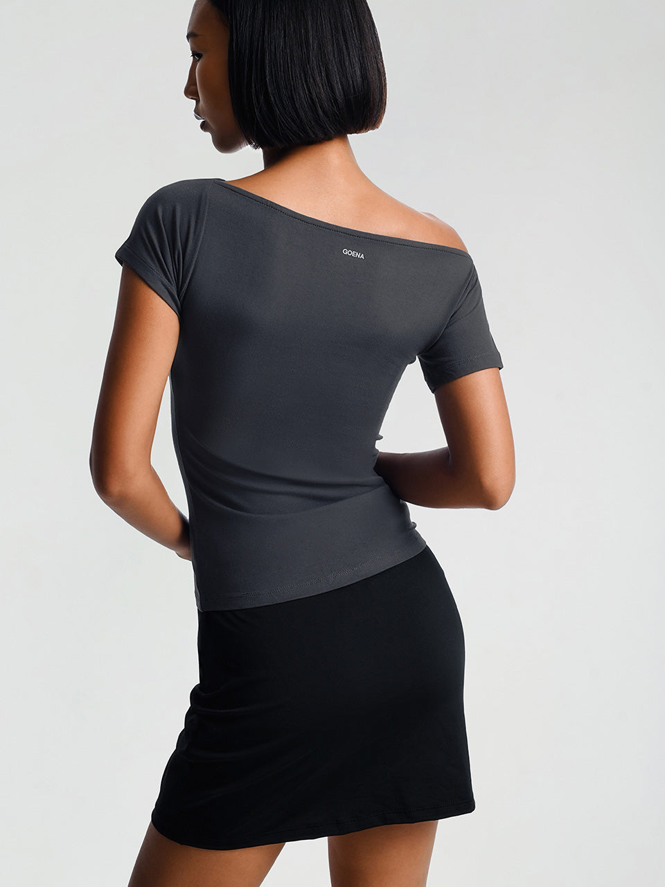 Kiara Boatneck Top Short Sleeve
