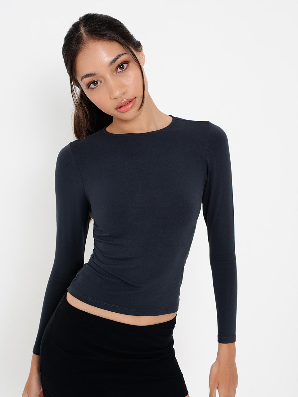 Moira Long Sleeve Fitted T-Shirt