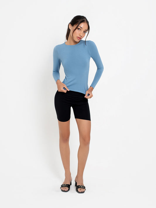 Moira Long Sleeve Fitted T-Shirt