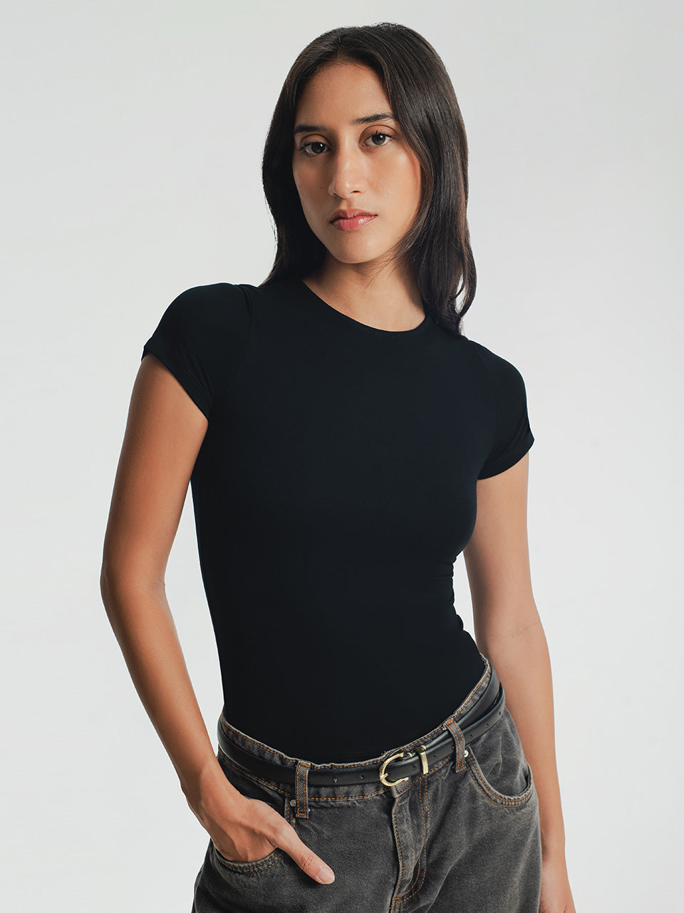 Norah Short Sleeve Fitted T-Shirt