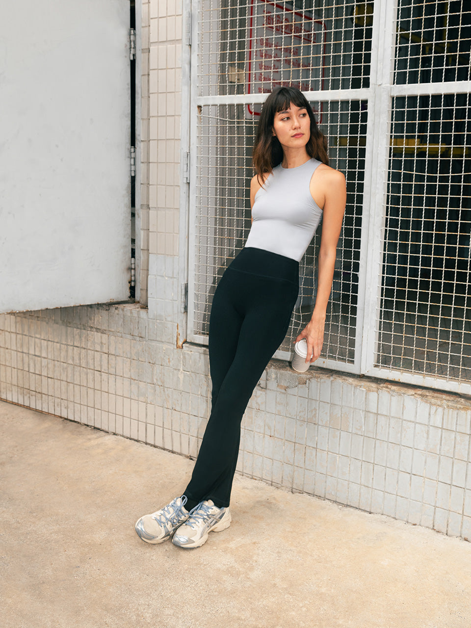Tania High Neck Tank Top
