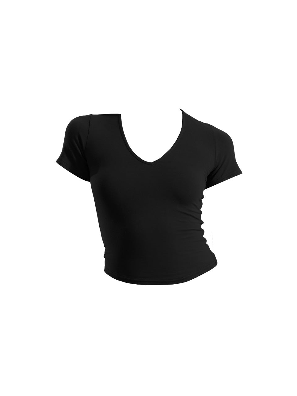 Vera V-Neck Fitted T-Shirt