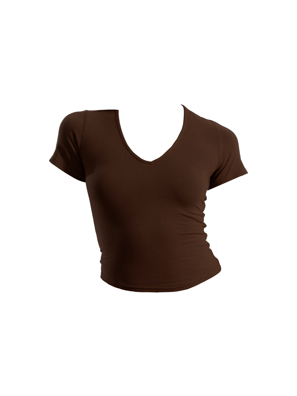 Vera V-Neck Fitted T-Shirt
