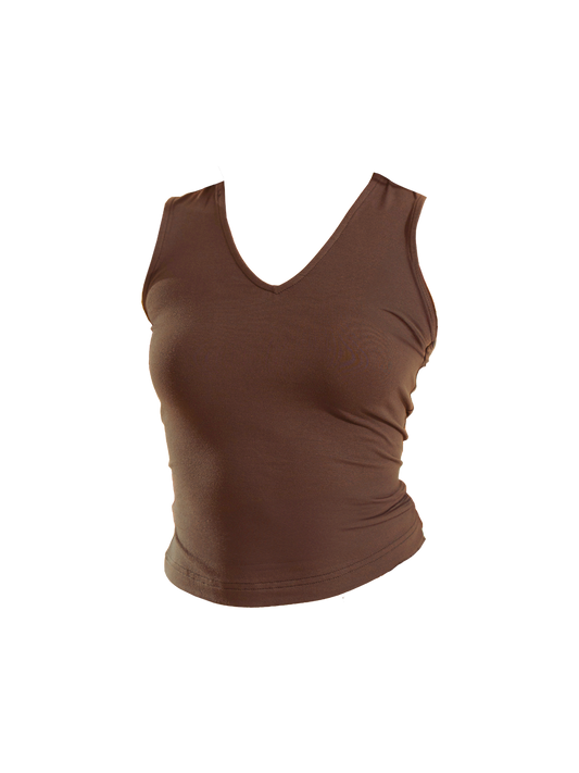 Vivian V-Neck Sleeveless Top